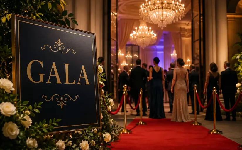 – Gala – 祝祭、祭典、祝賀パーティー